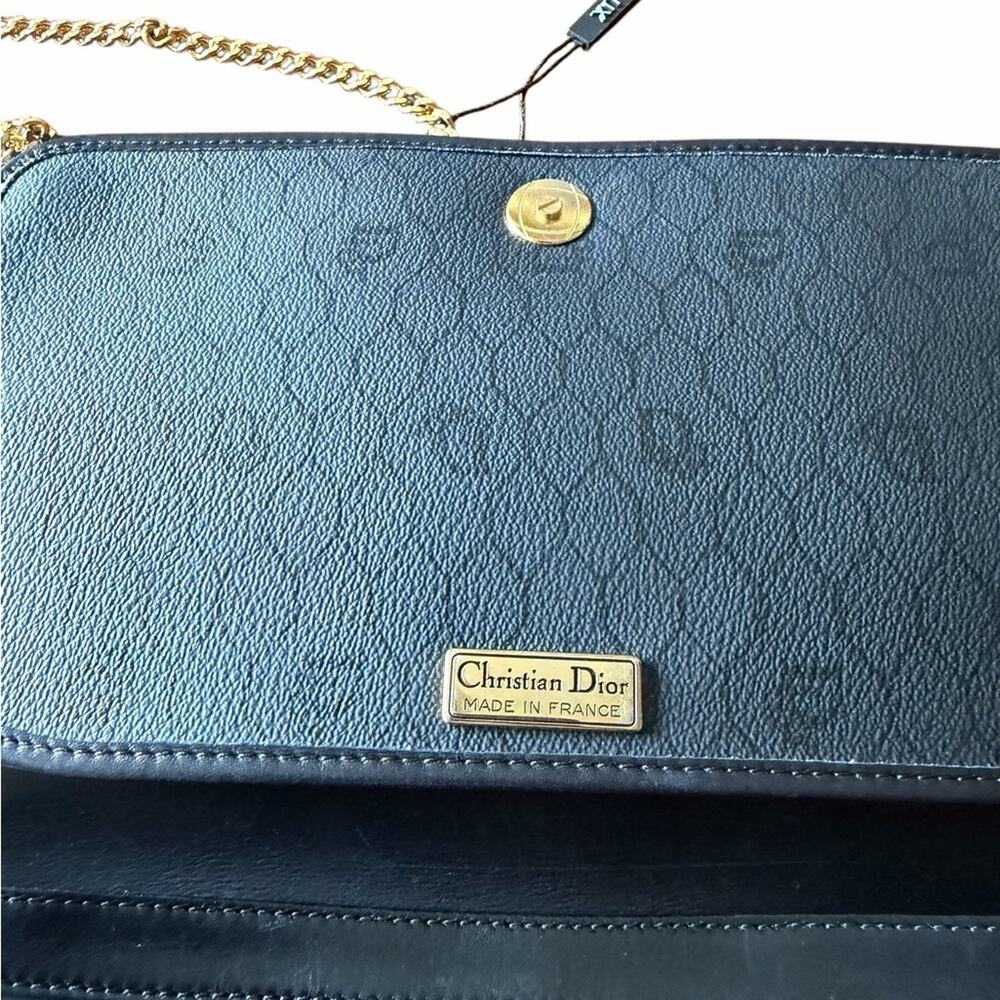 Vintage Dior Honeycomb Chain Shoulder Bag - Picture 4 of 6